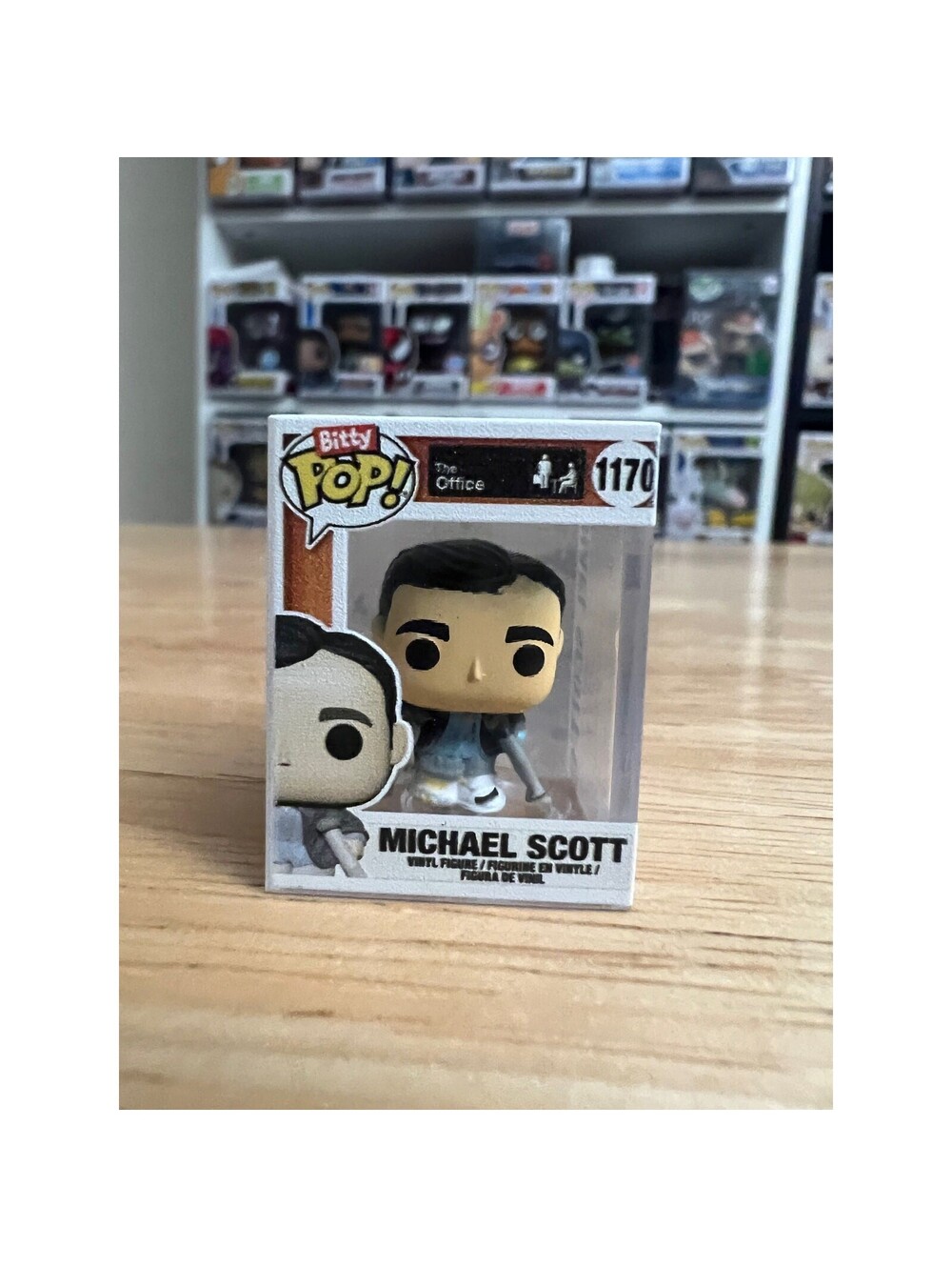 BITTY Michael Scott Crutches Office 1-Inch Funko Pop #1170 Television TV Shows